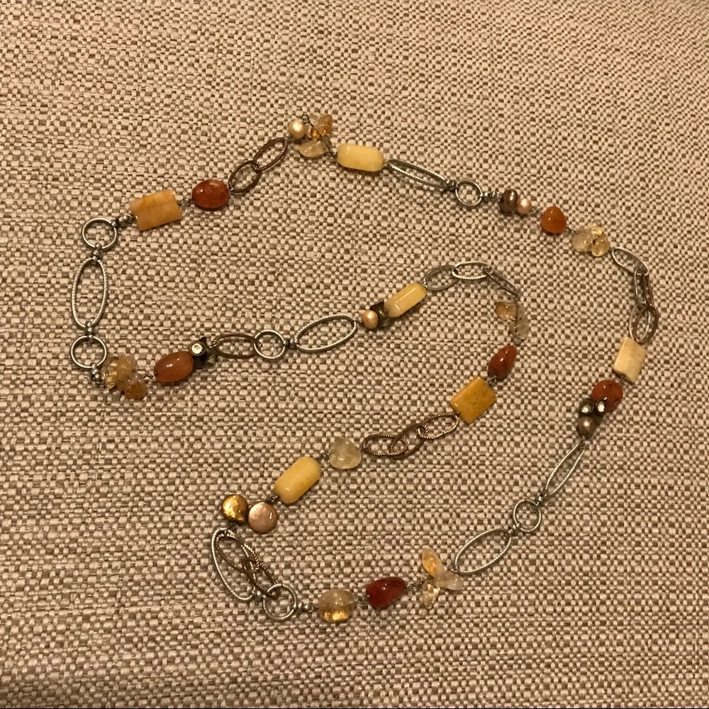 Glass beaded necklace